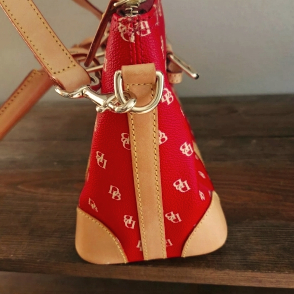 Dooney & Bourke Red and Tan Women's Bag *no Shoulder Strap - Picture 13 of 13